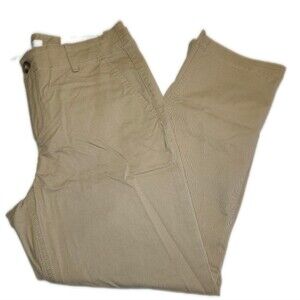 LOFT NWT The Monroe Slim Tan Khaki Pants, 97% Cotton, Size 8